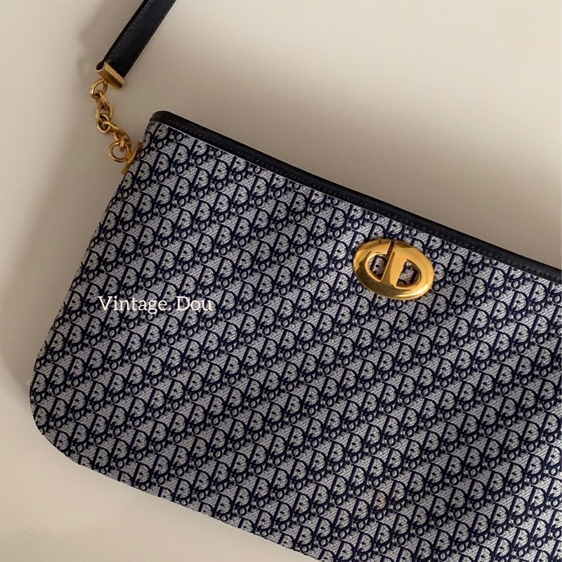 Dior vintage 老花手提肩背包-10