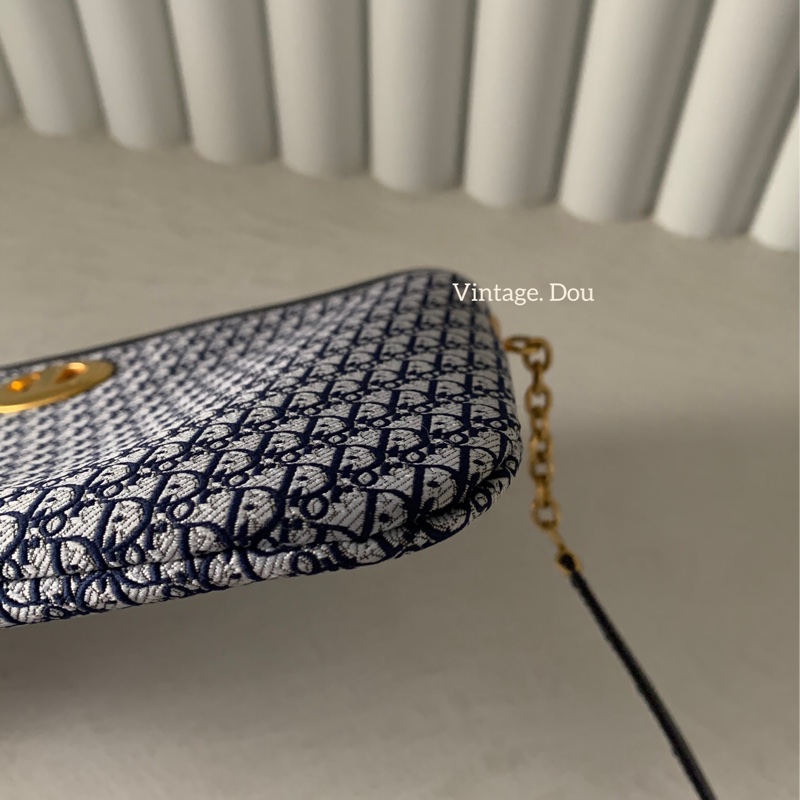 Dior vintage 老花手提肩背包-11