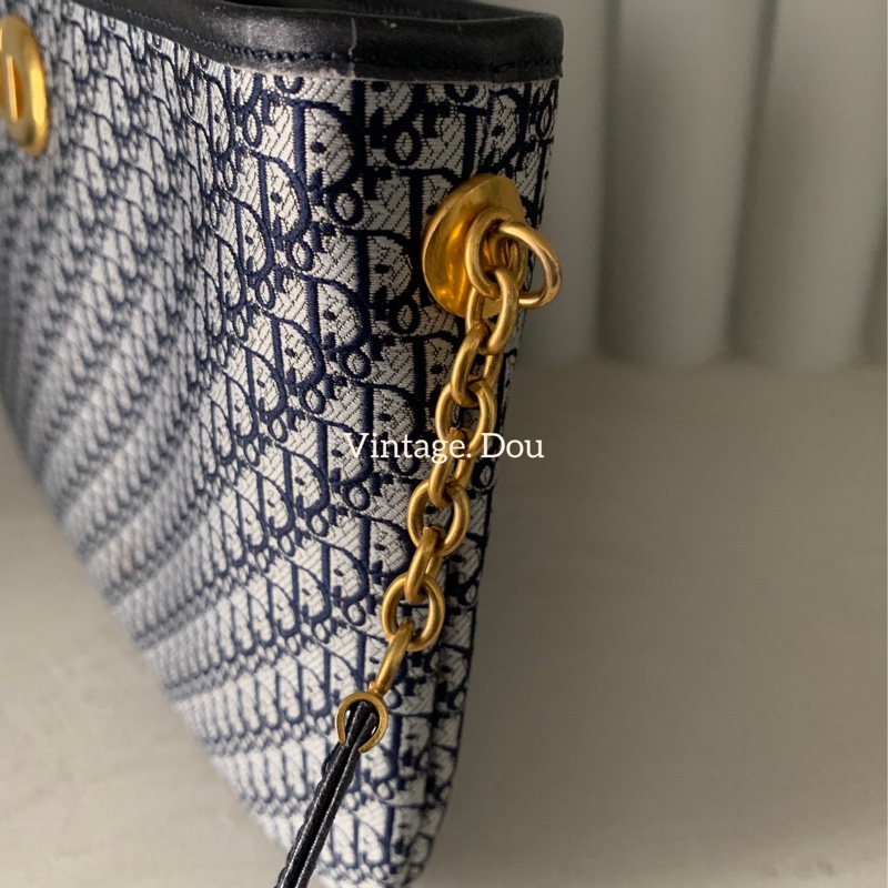 Dior vintage 老花手提肩背包-13