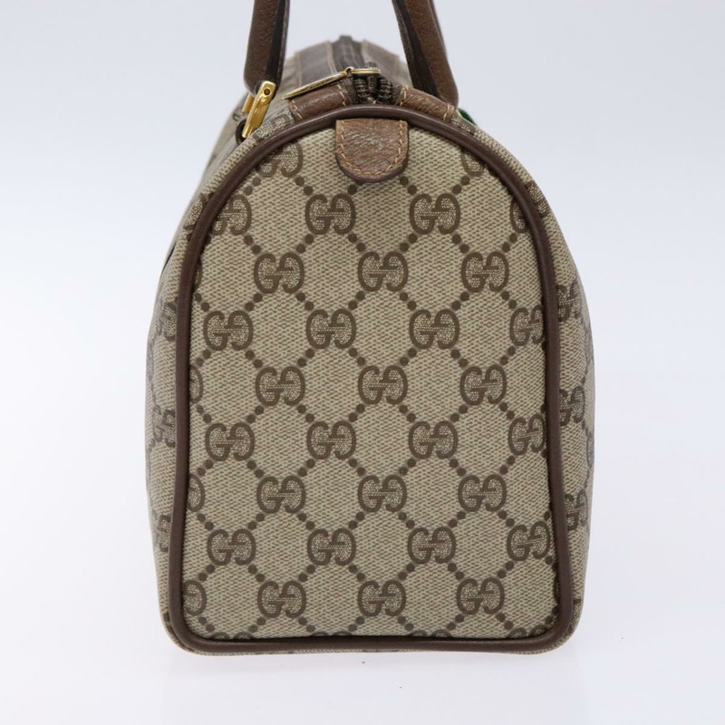 【日本直送】GUCCI GG Supreme Web Sherry Line 手提包 PVC 米金色 40 02 006 正品 139140-2