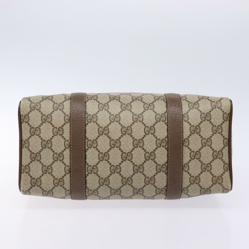 【日本直送】GUCCI GG Supreme Web Sherry Line 手提包 PVC 米金色 40 02 006 正品 139140-4