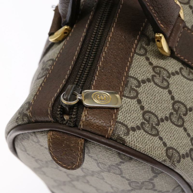 【日本直送】GUCCI GG Supreme Web Sherry Line 手提包 PVC 米金色 40 02 006 正品 139140-9