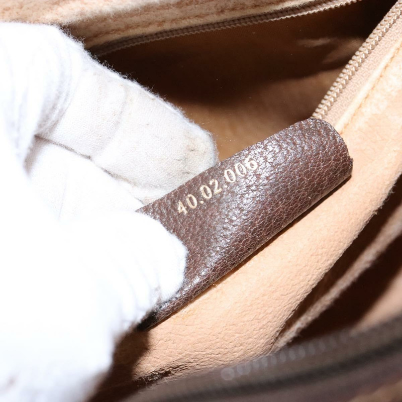 【日本直送】GUCCI GG Supreme Web Sherry Line 手提包 PVC 米金色 40 02 006 正品 139140-11