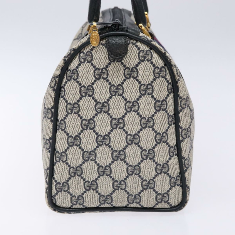 【日本直送】GUCCI GG Supreme Sherry Line 手提包 PVC 海軍藍金紅色 58 02 007 正品 139106-2