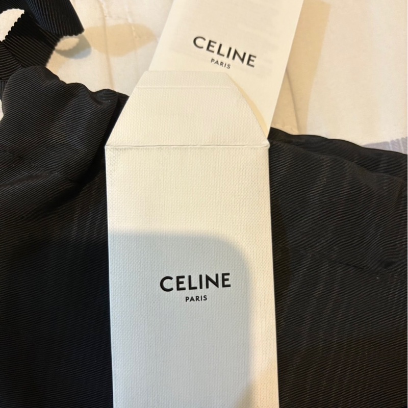 日本專櫃購入CELINE凱旋門 黑色AVA TRIOMPHE中號手袋金釦腋下包-16
