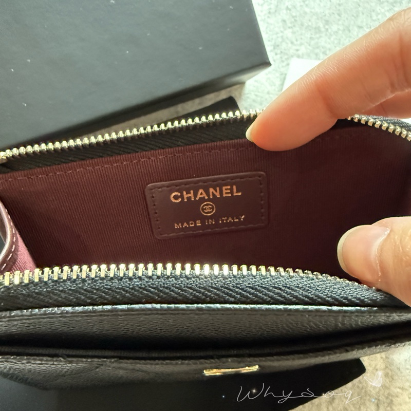 《Chanel》 經典L型票卡零錢包 全新-3