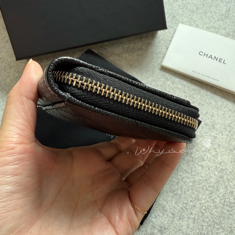 《Chanel》 經典L型票卡零錢包 全新-11