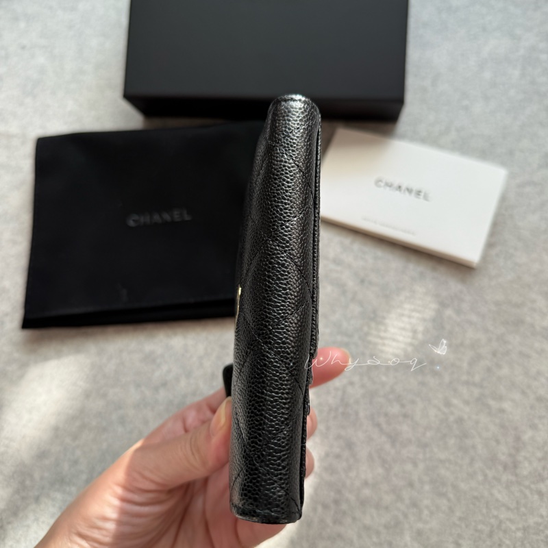 《Chanel》 經典L型票卡零錢包 全新-15