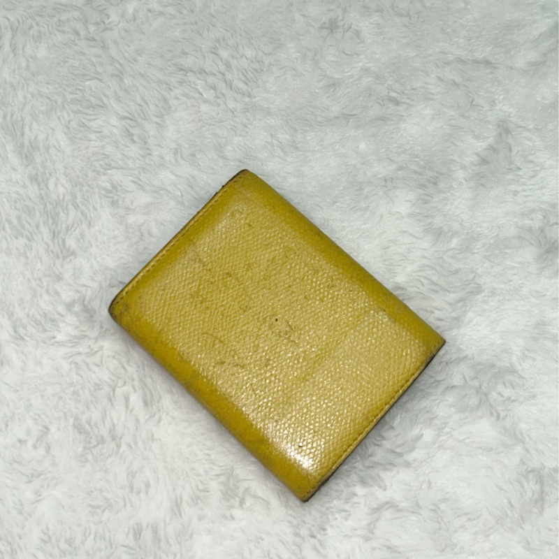 FENDI 老花壓紋 小牛皮三折錢包-1