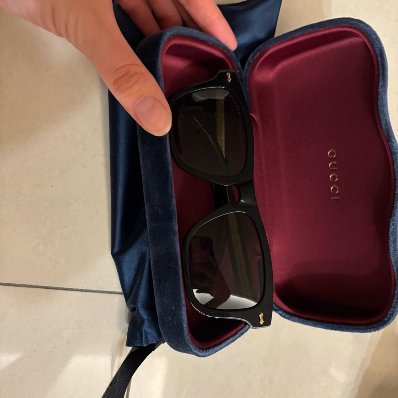 Gucci 方框墨鏡-0