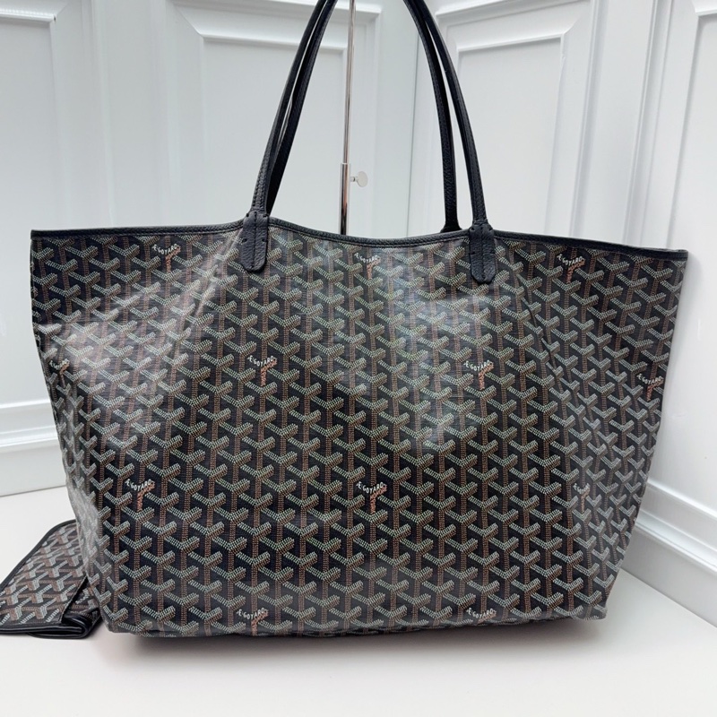 98新GOYARD戈雅 Saint Louis系列 狗牙 黑色Y字老花塗-6