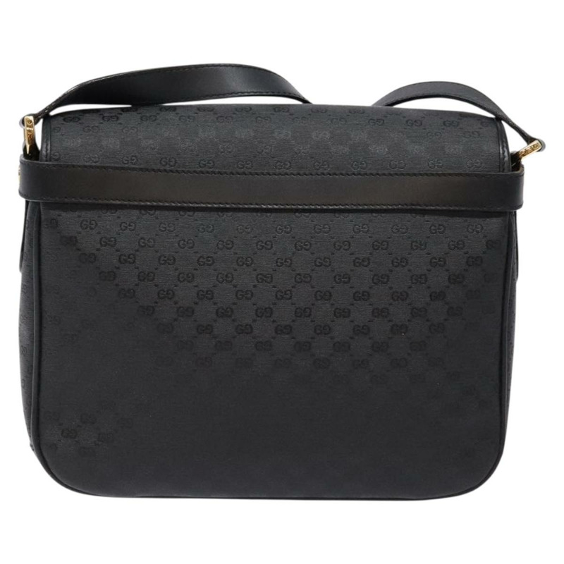 【日本直送】GUCCI 微型 GG Supreme 單肩包 PVC 黑金 001 14 0925 正品 137566-1