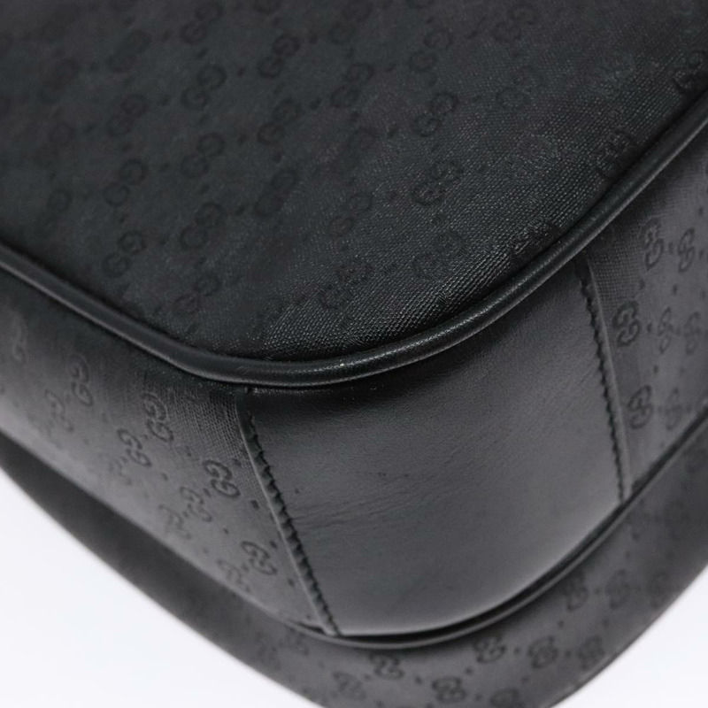 【日本直送】GUCCI 微型 GG Supreme 單肩包 PVC 黑金 001 14 0925 正品 137566-15