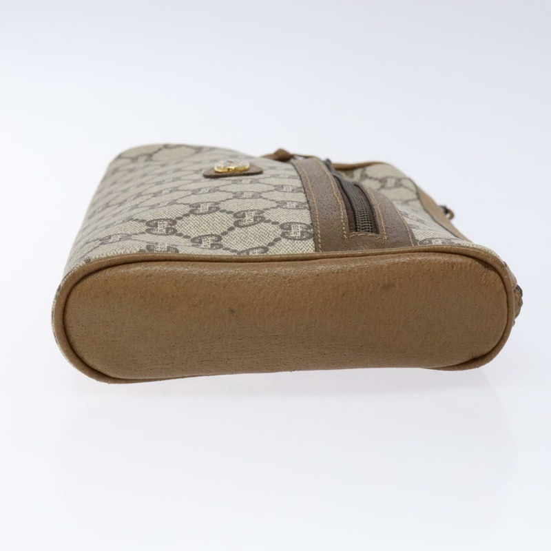 【日本直送】GUCCI GG Plus Supreme 手拿包 PVC 米色 金色 正品 bs28629-2