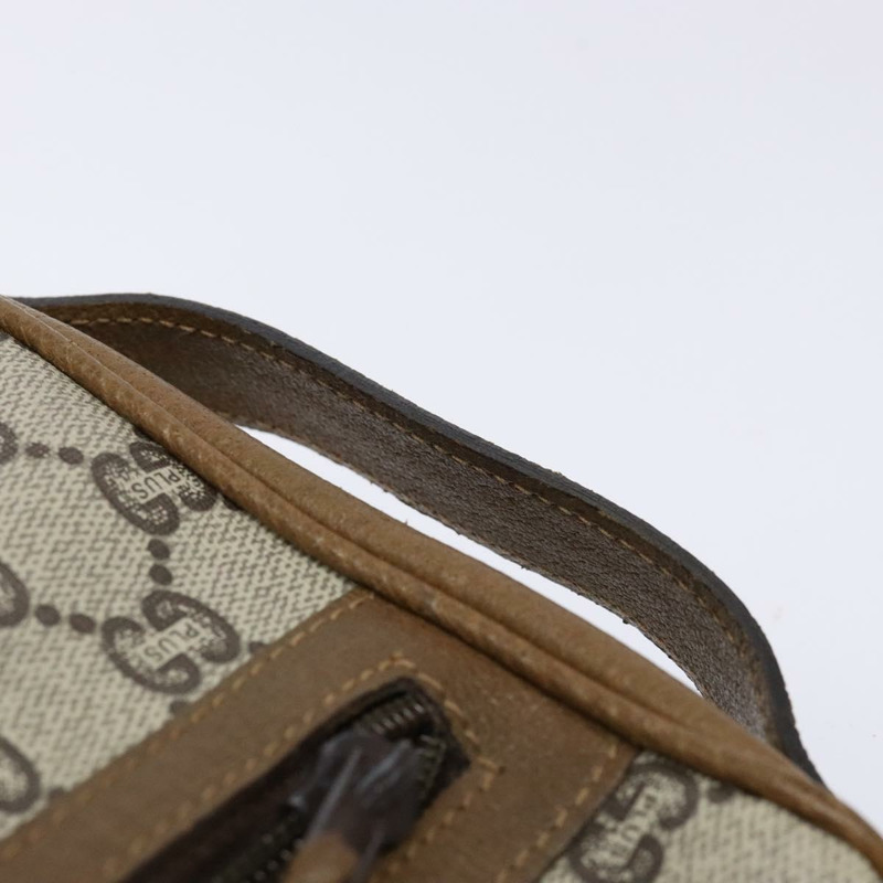 【日本直送】GUCCI GG Plus Supreme 手拿包 PVC 米色 金色 正品 bs28629-7