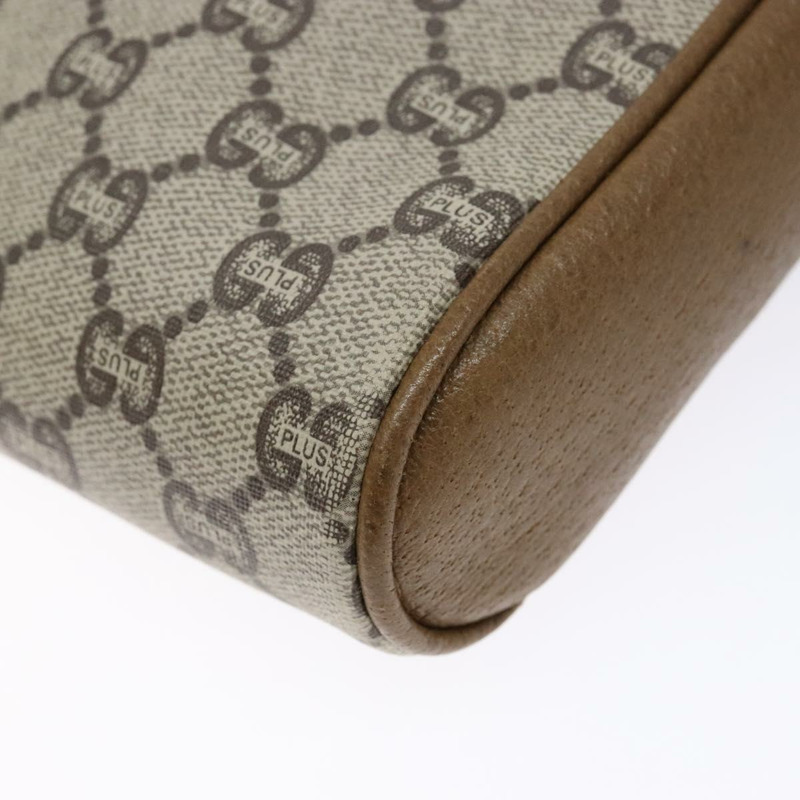 【日本直送】GUCCI GG Plus Supreme 手拿包 PVC 米色 金色 正品 bs28629-13