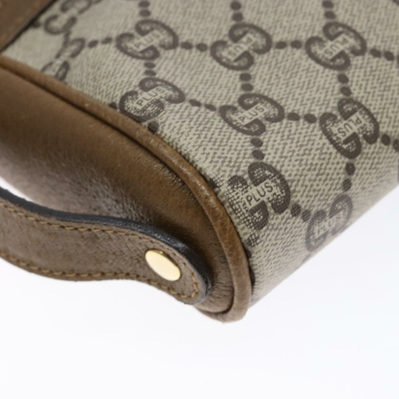 【日本直送】GUCCI GG Plus Supreme 手拿包 PVC 米色 金色 正品 bs28629-14