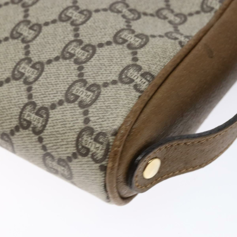 【日本直送】GUCCI GG Plus Supreme 手拿包 PVC 米色 金色 正品 bs28629-15