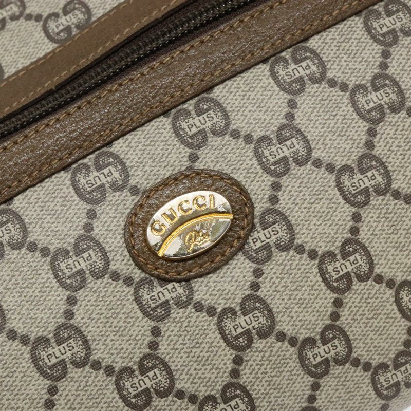 【日本直送】GUCCI GG Plus Supreme 手拿包 PVC 米色 金色 正品 bs28629-17