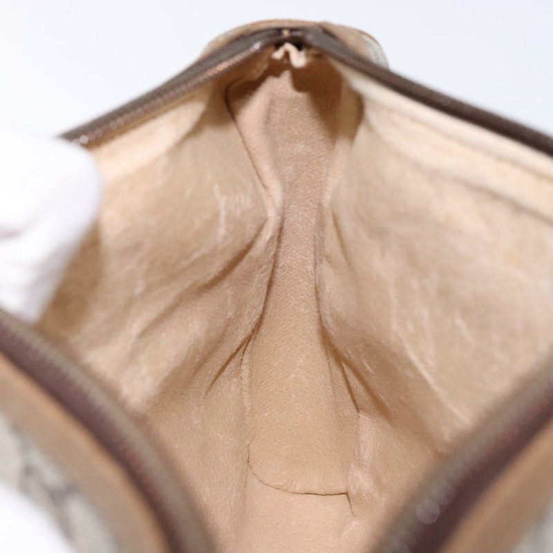 【日本直送】GUCCI GG Plus Supreme 手拿包 PVC 米色 金色 正品 bs28629-19