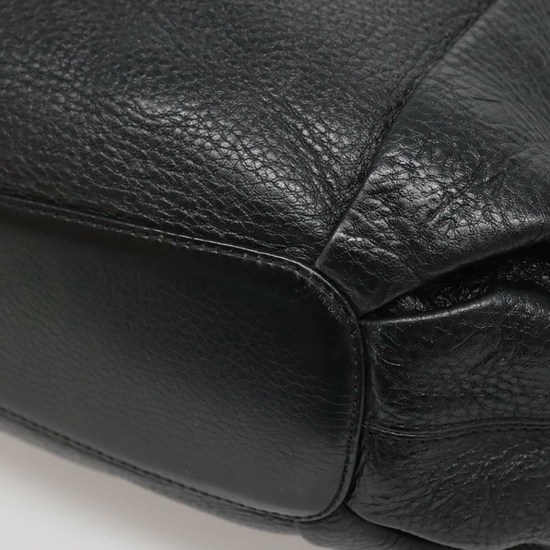 【日本直送】MCM Vicetos 標誌單肩包 皮革 2 向 黑色 正品 133981-8