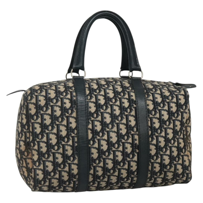 【日本直送】Christian Dior Trotter 帆布手提包 海軍藍銀色 正品 133816-0