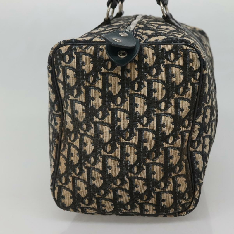 【日本直送】Christian Dior Trotter 帆布手提包 海軍藍銀色 正品 133816-3