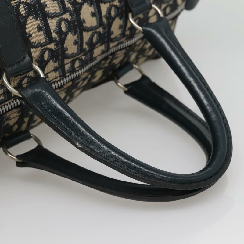 【日本直送】Christian Dior Trotter 帆布手提包 海軍藍銀色 正品 133816-6