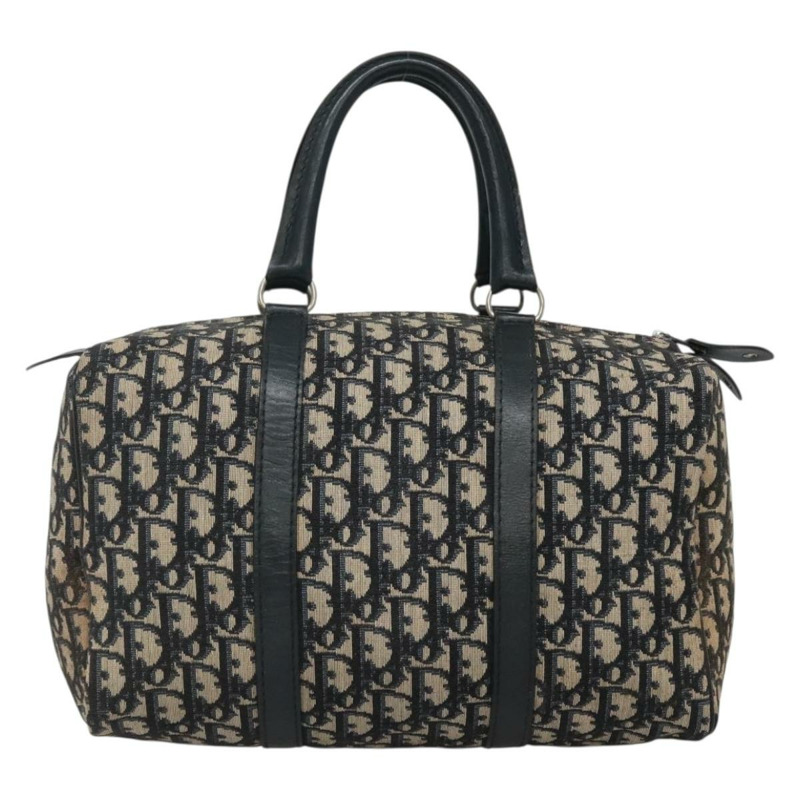 【日本直送】Christian Dior Trotter 帆布手提包 海軍藍銀色 正品 133816-12