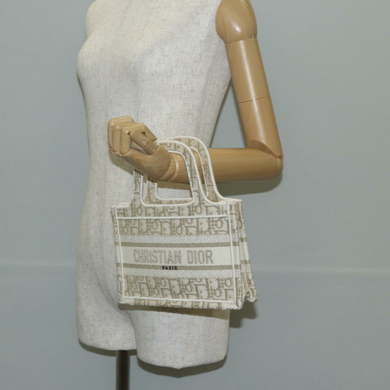 【日本直送】Christian Dior Trotter 帆布書包手袋帆佈白色正品 136735M-22