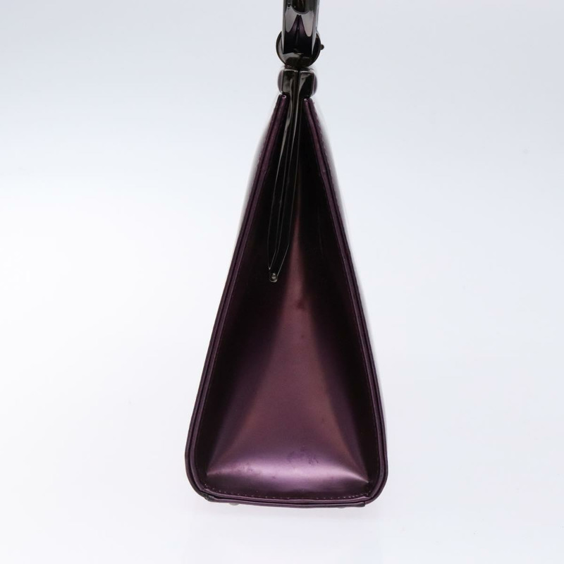 【日本直送】Christian Dior 手提包 漆皮 紫色 正品 138811-3
