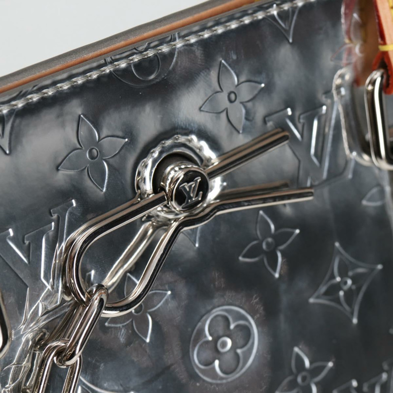 【日本直送】路易威登 Monogram Miroir Sac Plat Bag 銀銀 M45884 LV 正品 nb472M-7
