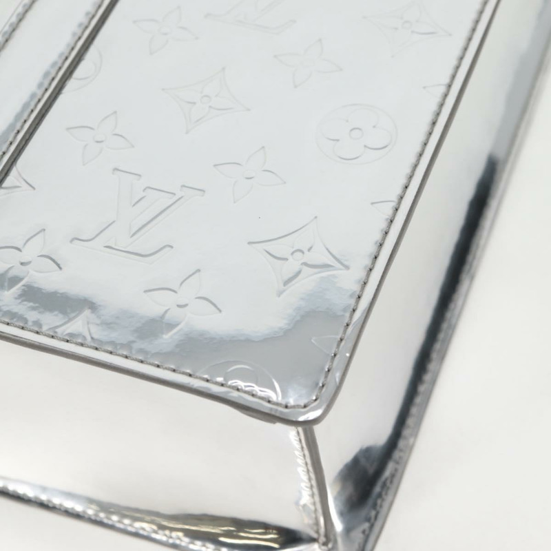 【日本直送】路易威登 Monogram Miroir Sac Plat Bag 銀銀 M45884 LV 正品 nb472M-13
