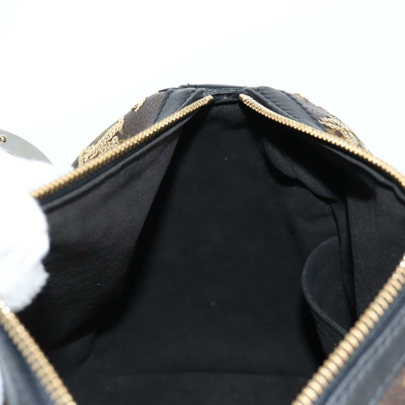 【日本直送】路易威登 Monogram Eclipse 亮片 Speedy 30 包 金色 M40244 正品 yk18412M-20