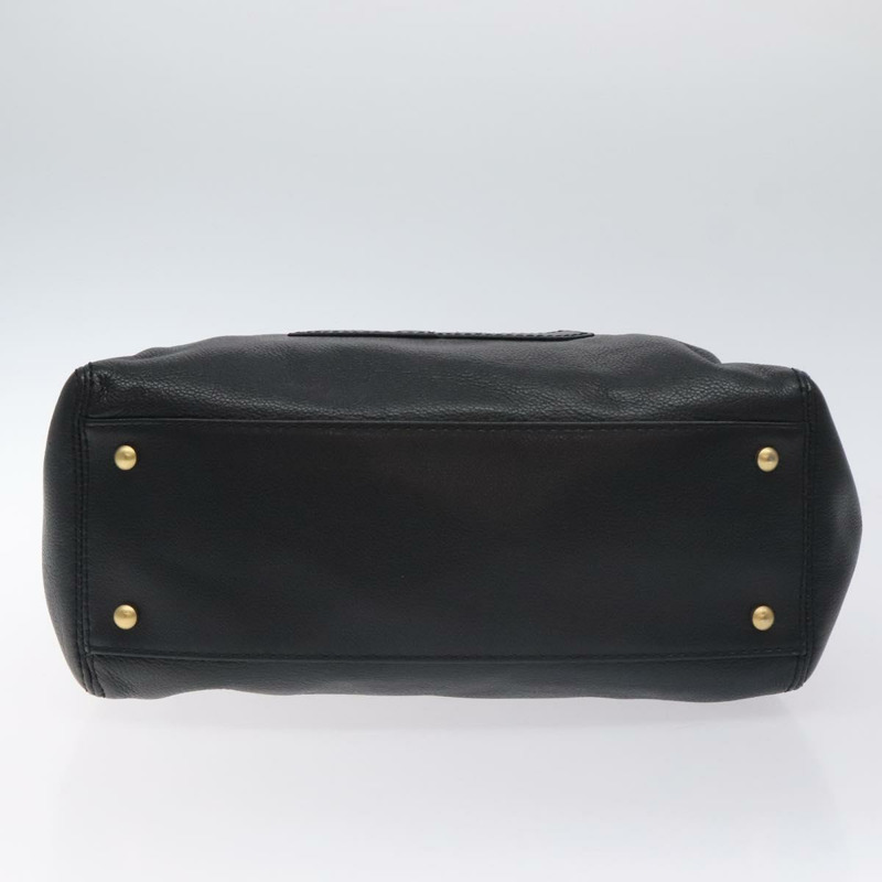 【日本直送】香奈兒 COCO 標誌鏈單肩包皮革黑金 CC 正品 am8635V-4