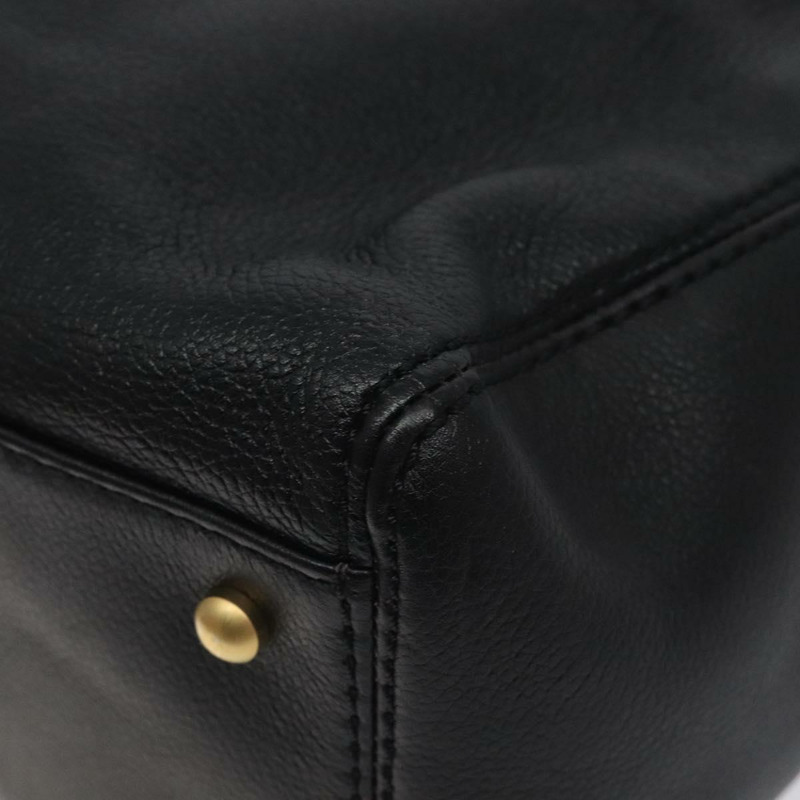 【日本直送】香奈兒 COCO 標誌鏈單肩包皮革黑金 CC 正品 am8635V-14