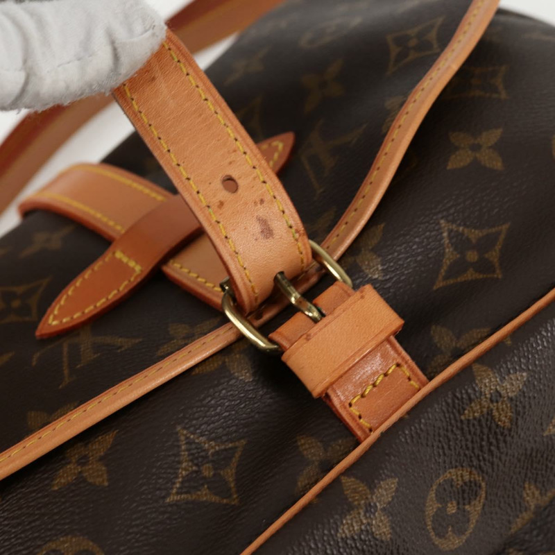 【日本直送】LOUIS VUITTON Monogram Saumur 30 肩背包 M42256 LV 正品 am8738V-8