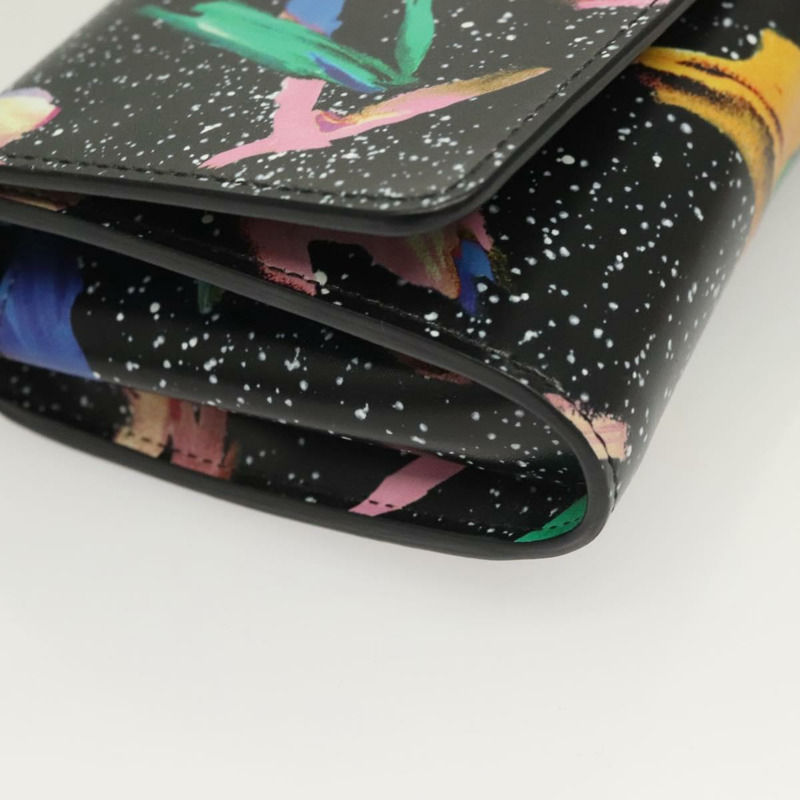 【日本直送】LOUIS VUITTON 潑墨印花 Portefeuille 鏈條皮夾 黑色 M67695 正品 bs27258M-7