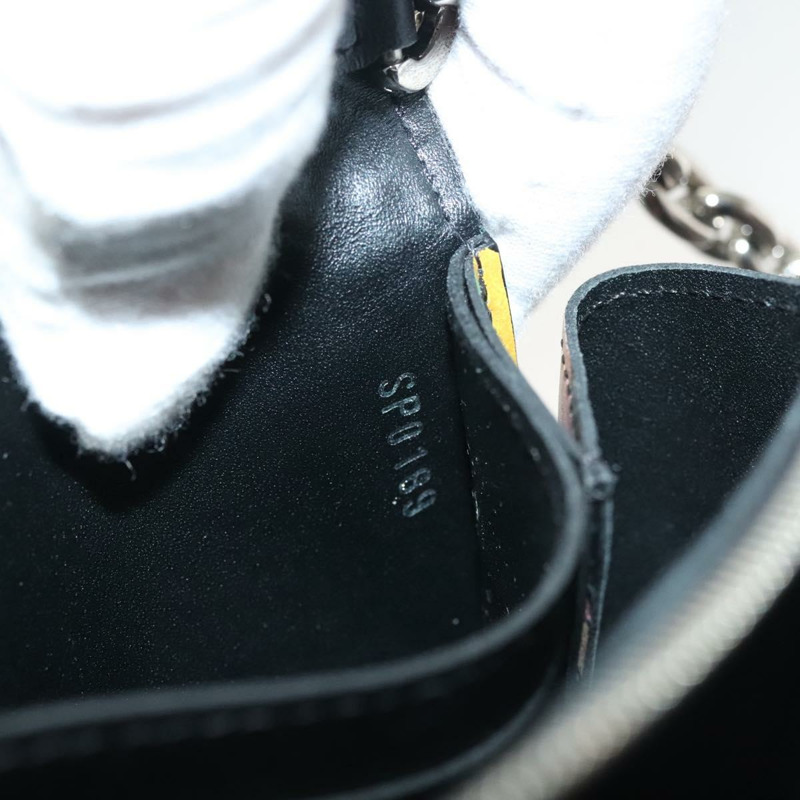 【日本直送】LOUIS VUITTON 潑墨印花 Portefeuille 鏈條皮夾 黑色 M67695 正品 bs27258M-10