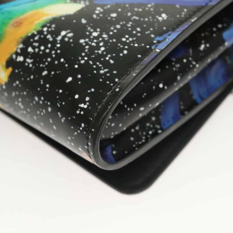 【日本直送】LOUIS VUITTON 潑墨印花 Portefeuille 鏈條皮夾 黑色 M67695 正品 bs27258M-16