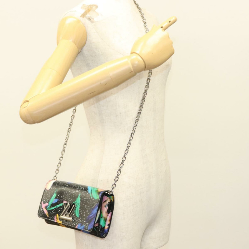 【日本直送】LOUIS VUITTON 潑墨印花 Portefeuille 鏈條皮夾 黑色 M67695 正品 bs27258M-23