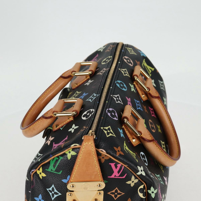 【日本直送】路易威登 Monogram 多色 Speedy 30 手提包 黑色 M92642 正品 yk18882V-5