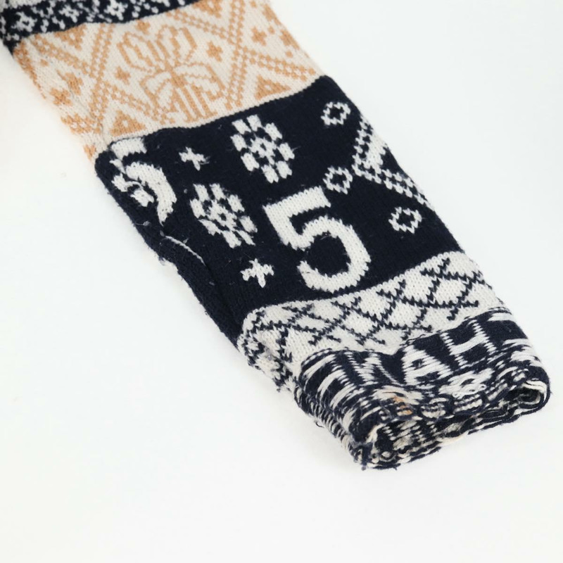 【日本直送】香奈兒長羊毛開襟衫 海軍藍 CC 正品 am8646-9