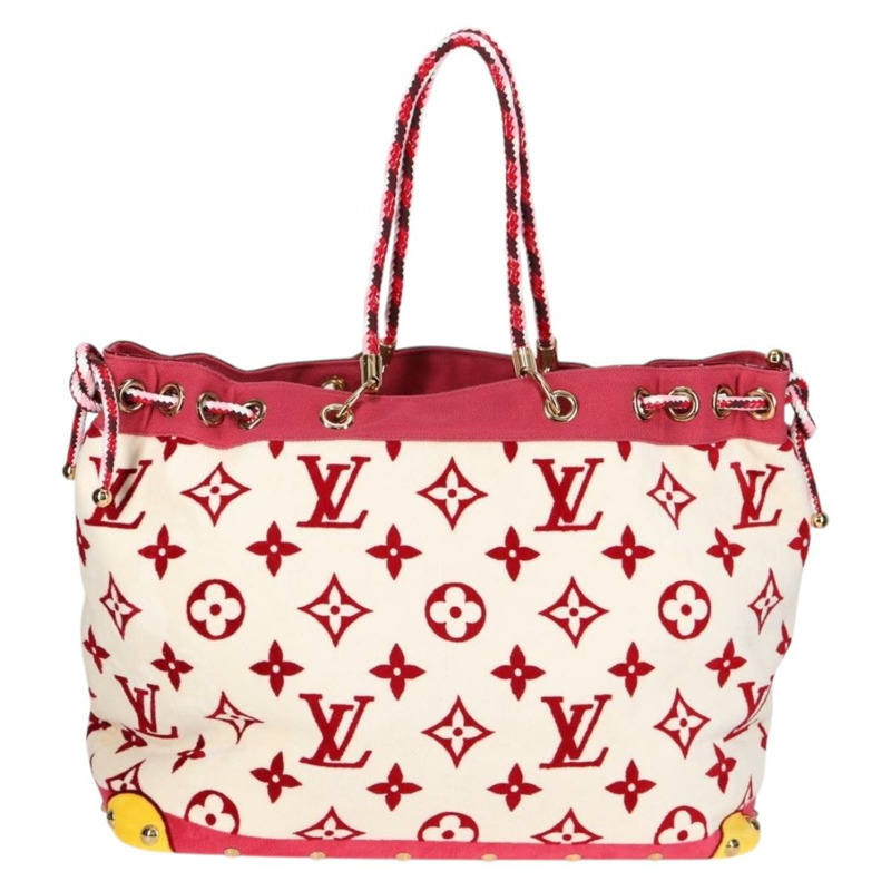 【日本直送】LOUIS VUITTON 郵輪系列 Eponge 托特包 白色 M92096 LV 正品 sw1167V-1