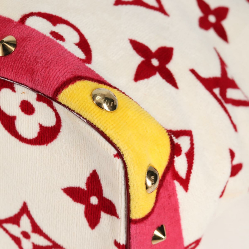 【日本直送】LOUIS VUITTON 郵輪系列 Eponge 托特包 白色 M92096 LV 正品 sw1167V-16