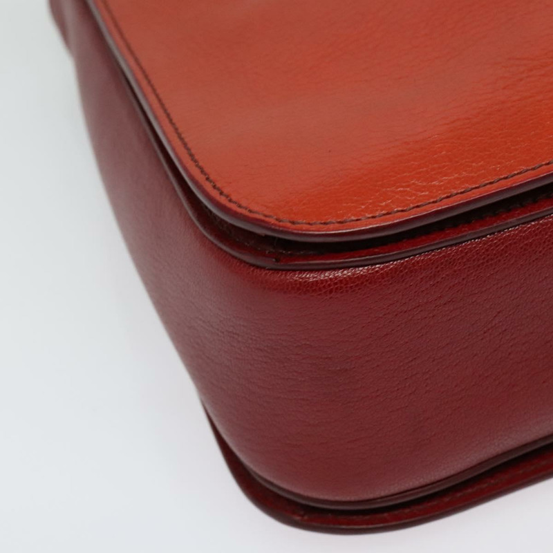 【日本直送】Miu Miu 手提包 皮革 2 用 紅色 金色 正品 bs28494-15