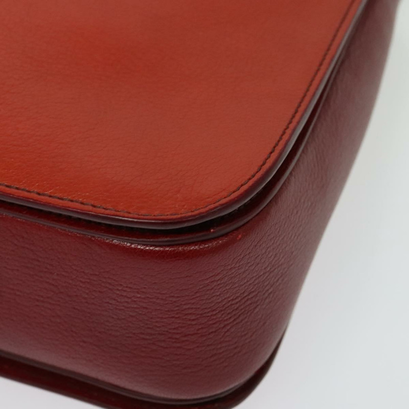 【日本直送】Miu Miu 手提包 皮革 2 用 紅色 金色 正品 bs28494-16