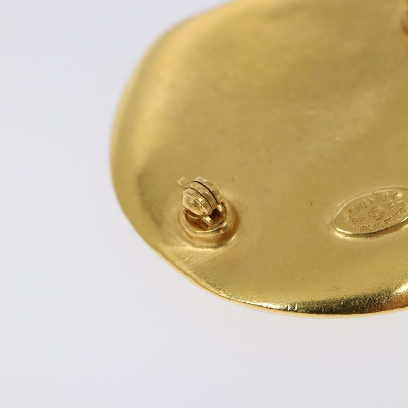 【日本直送】香奈兒 (CHANEL) 金屬金色雙C胸針 Auth bs28462V-5