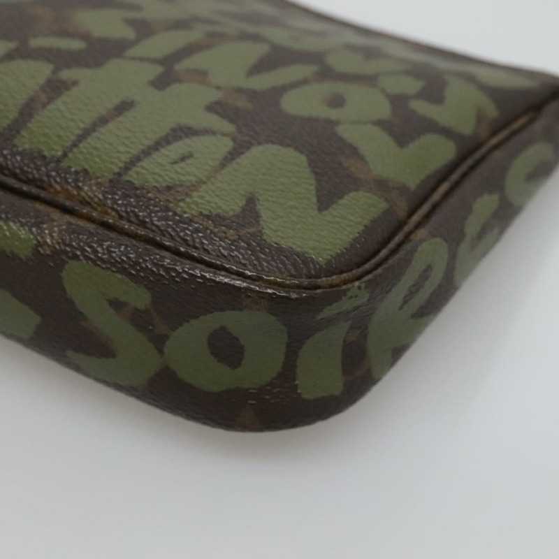 【日本直送】路易威登塗鴉手袋配件袋卡其色 M92191 LV 正品 bs28566-13