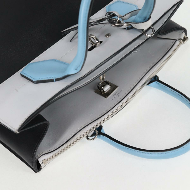 【日本直送】LOUIS VUITTON City Steamer 中型包 小牛皮 黑灰色 M42435 LV 正品 BA2906A-5